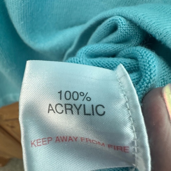 Vintage EWM Pure Classics Crew Neck Blue Small Clueless Academia Old Money - Picture 9 of 9